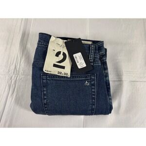 NWT Rag & Bone NYC Fit 2 Slim Fit Jeans Indigo Blue M0022652QU 32x32 Mens